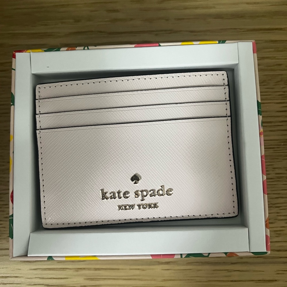 Kate Spade Card Holder Light Rosebud